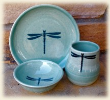 dragonfly pottery